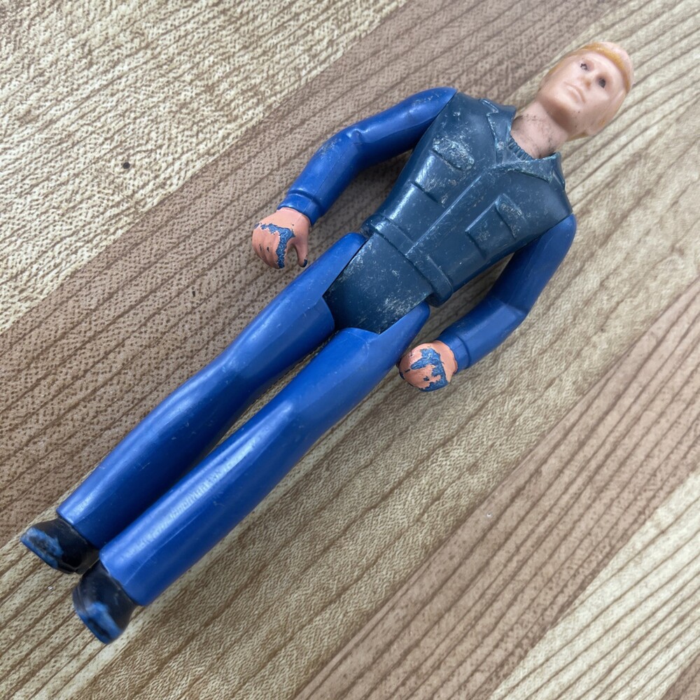 Vintage Tonka Blue Service Man Mechanic Figure 5” 1979